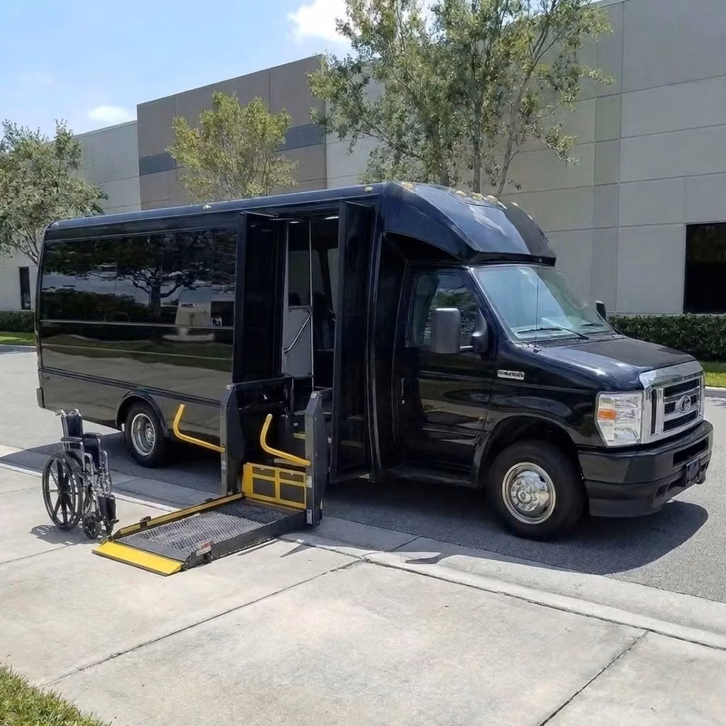 parkland 18 passenger minibus wheelchair lift