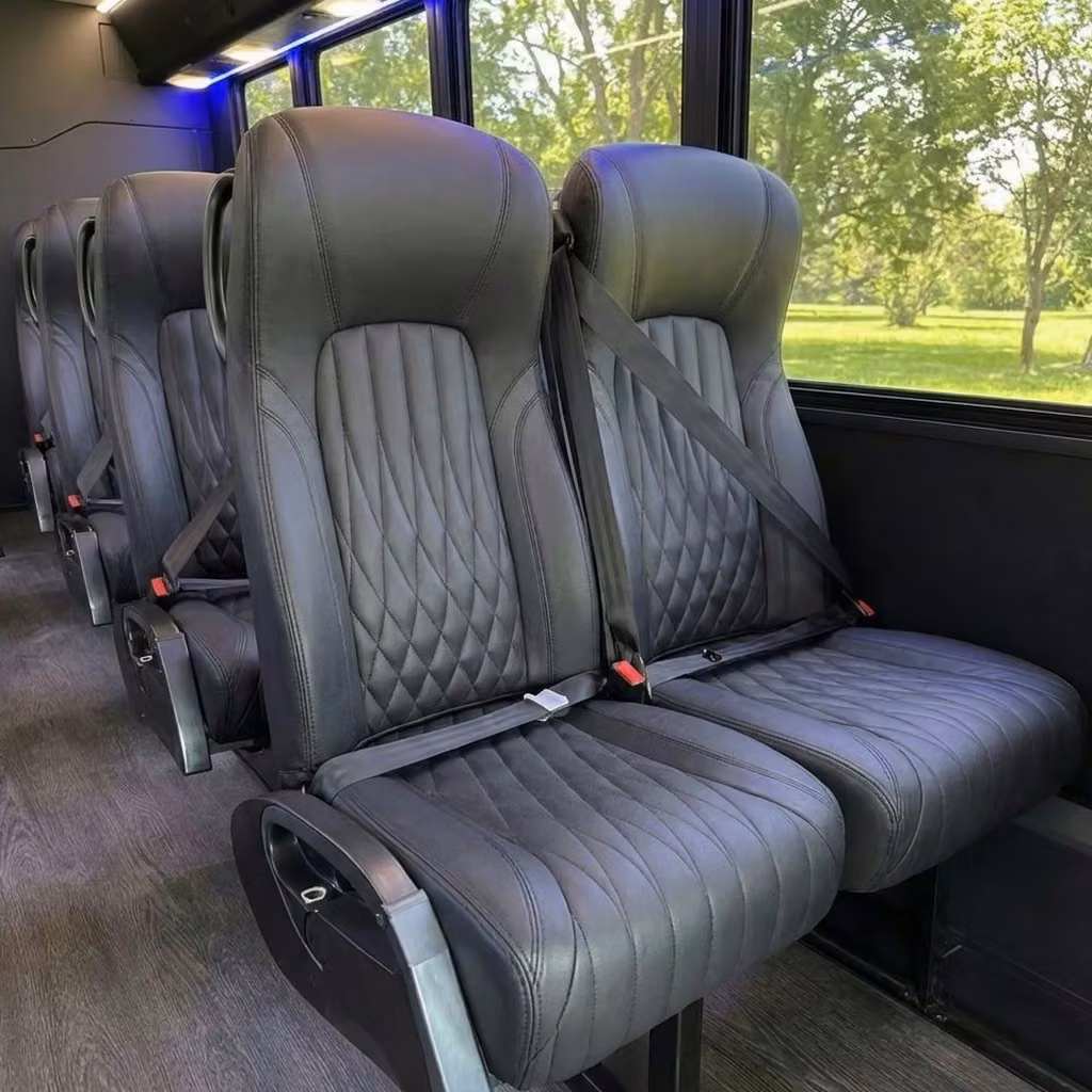 parkland 20 passenger minibus high back seats