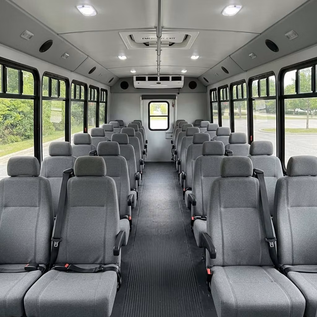 parkland 30 passenger minibus seating