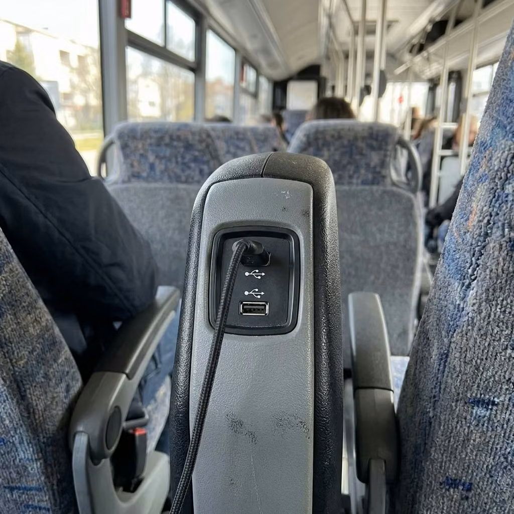 parkland 30 passenger minibus usb charging