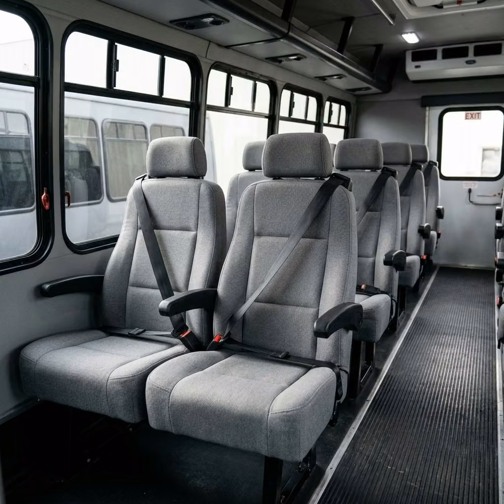 parkland 35 passenger minibus reclining seats