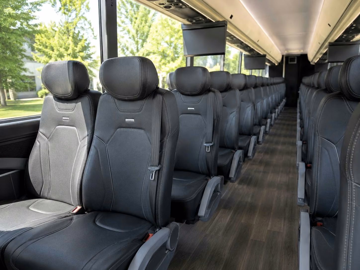 parkland charter bus interior 1