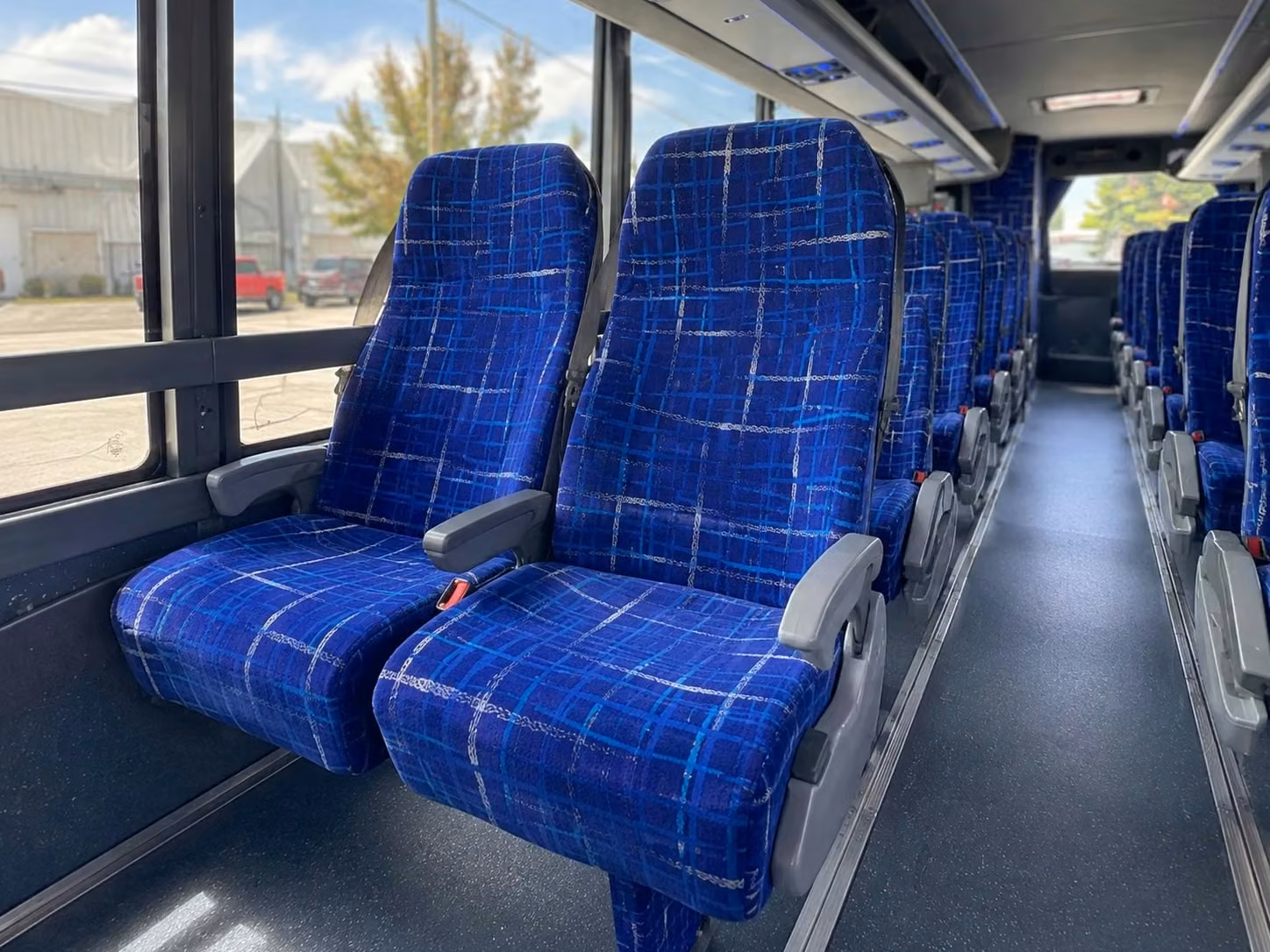 parkland charter bus interior 2