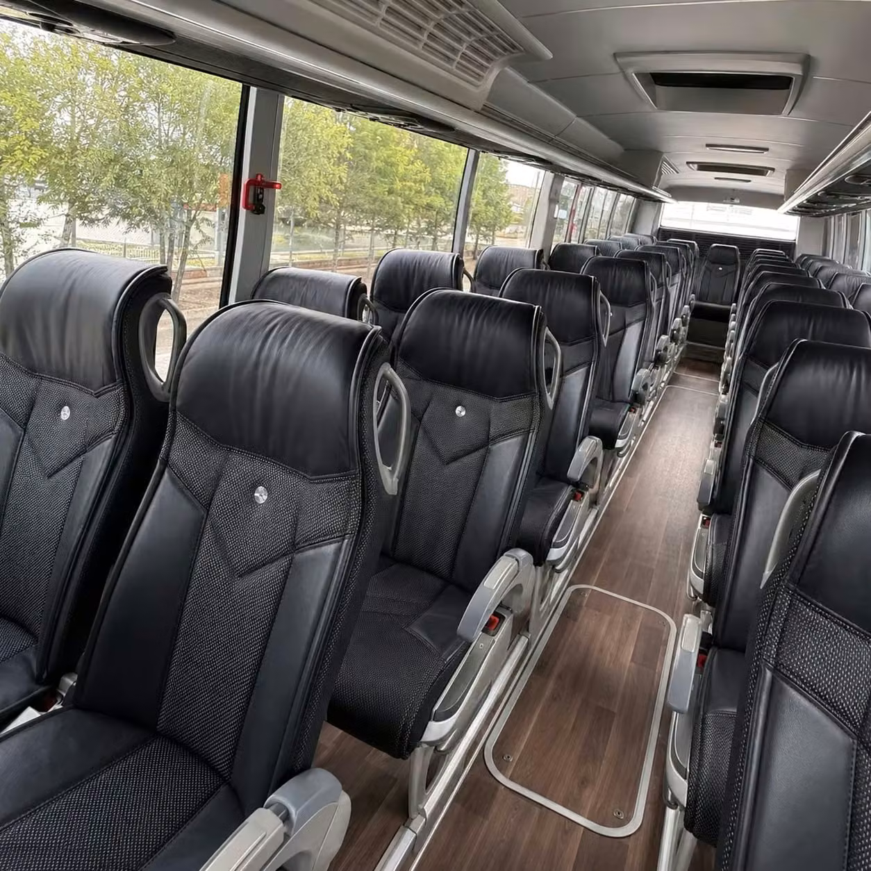 parkland charter bus interior 3