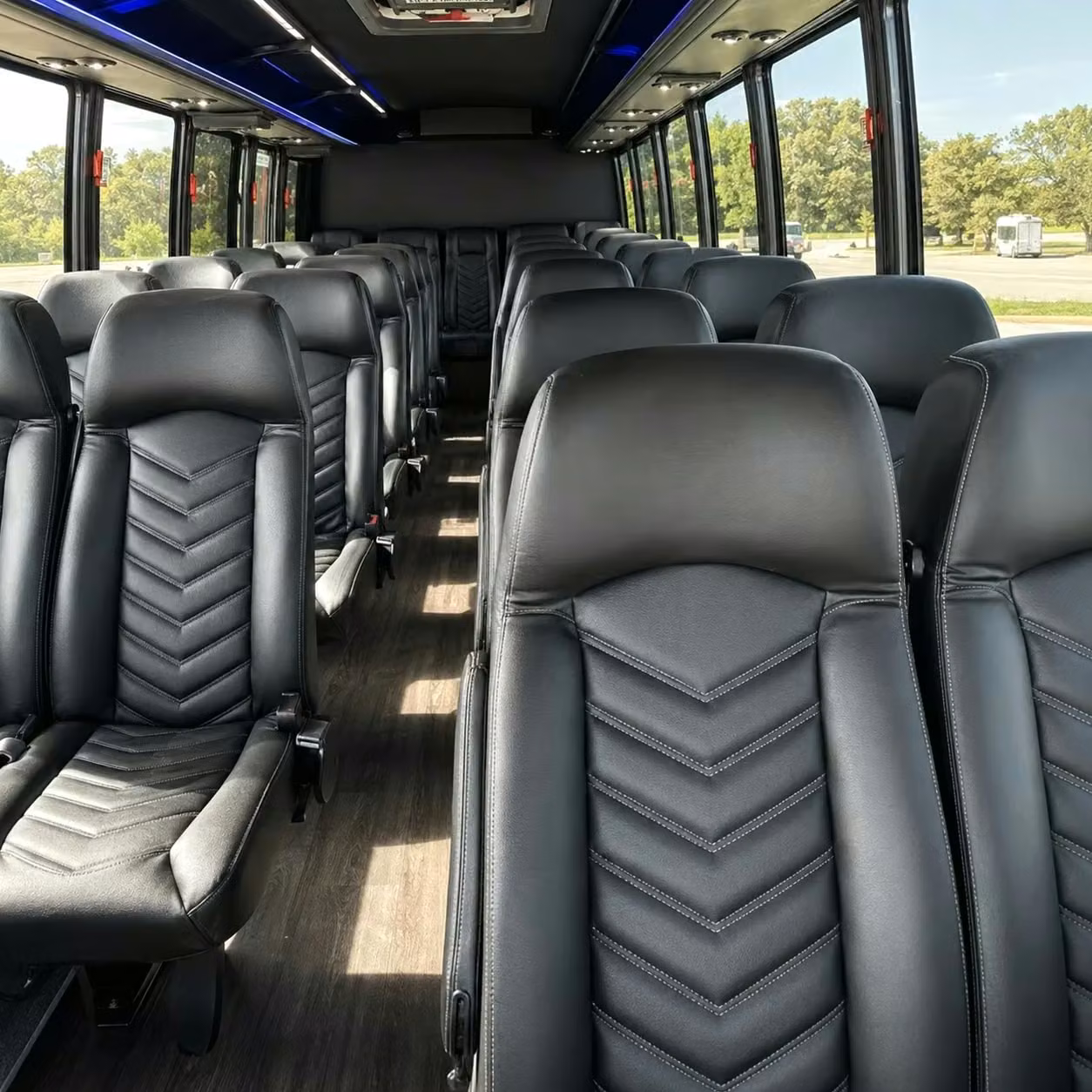 parkland minibus interior 3