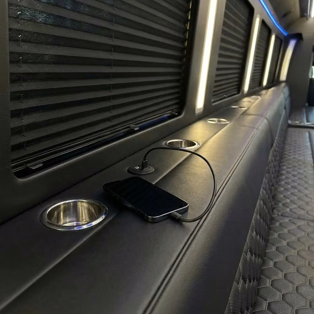 parkland party bus usb charging