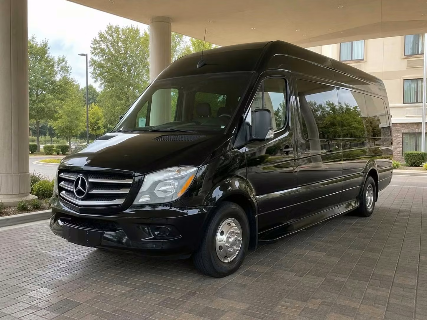 parkland sprinter van rental with driver tinted windows