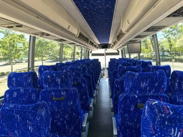 parkland charter bus interior