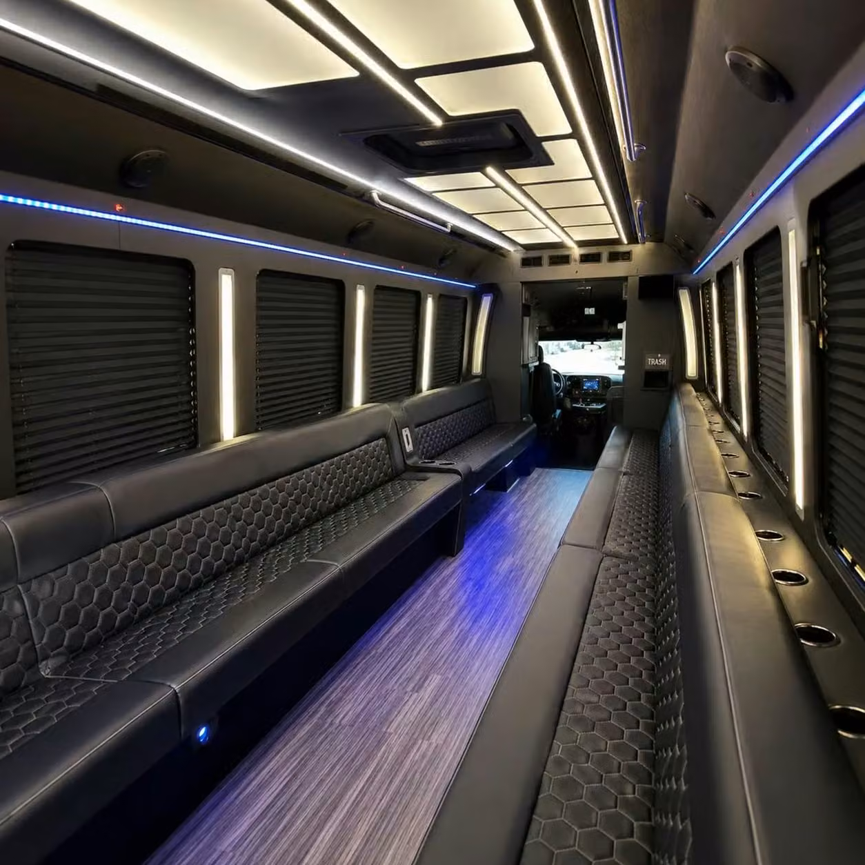 party bus interior